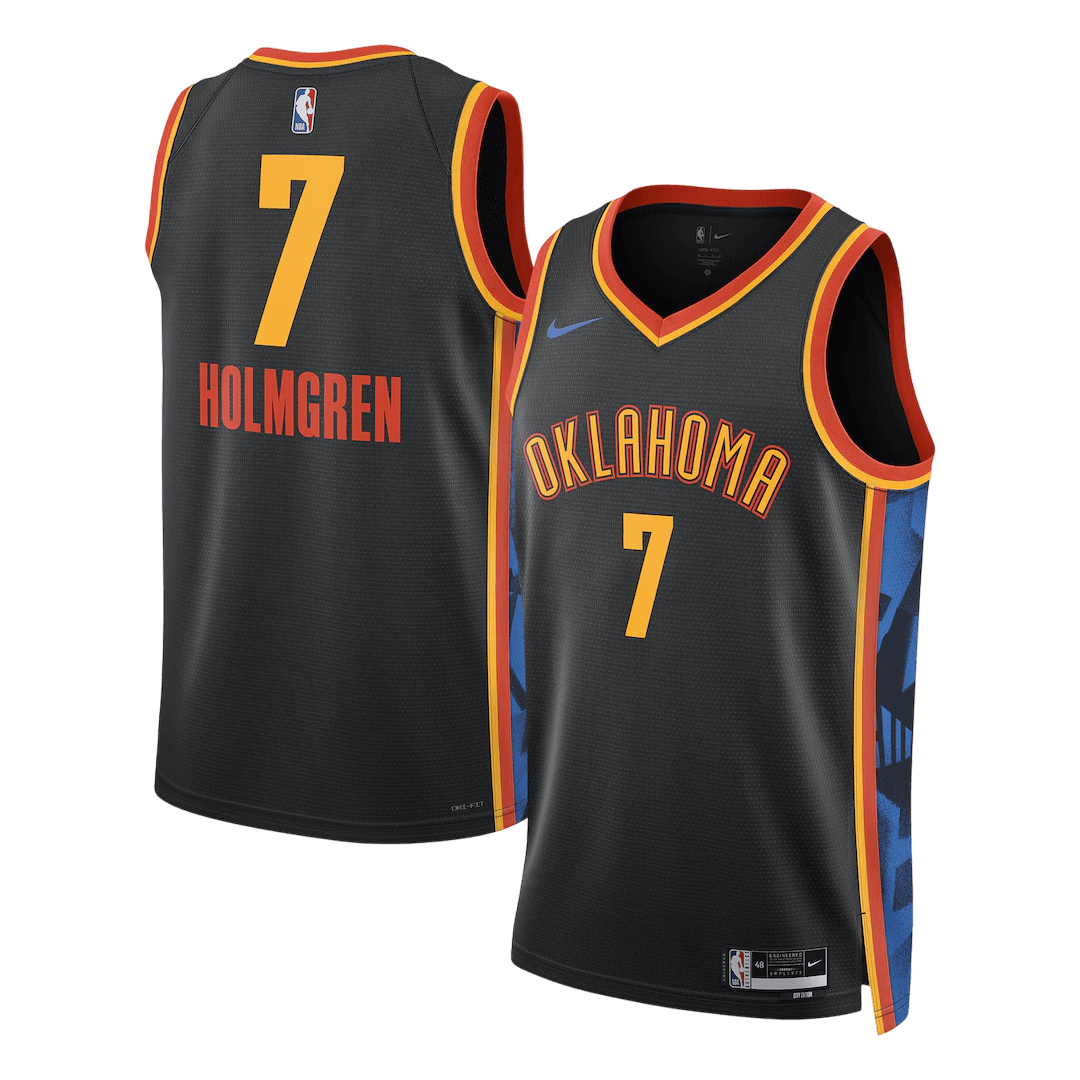 Oklahoma City Thunder Holmgren #7 Swingman NBA Jersey - City Edition - Soccerdeal