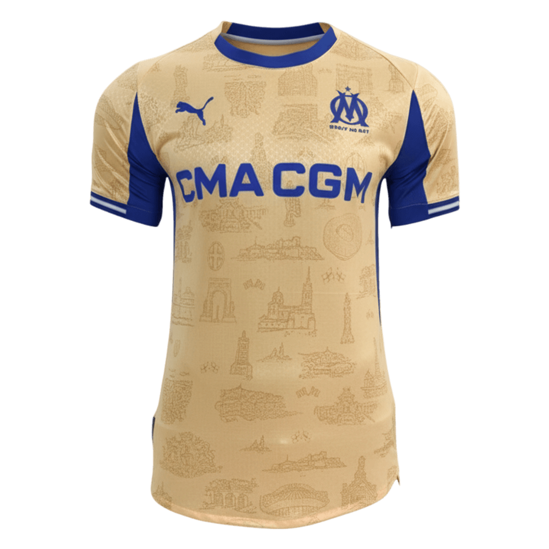 Marseille Fourth Away Soccer Jersey 2025/26 Player Version - Soccerdeal