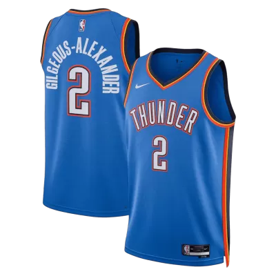 Oklahoma City Thunder Gilgeous-Alexander #2 Swingman NBA Jersey - City Edition- Icon Edition - Soccerdeal