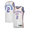 Oklahoma City Thunder Gilgeous-Alexander #2 Swingman NBA Jersey - City Edition- Association Edition - Soccerdeal