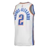 Oklahoma City Thunder Gilgeous-Alexander #2 Swingman NBA Jersey - City Edition- Association Edition - Soccerdeal