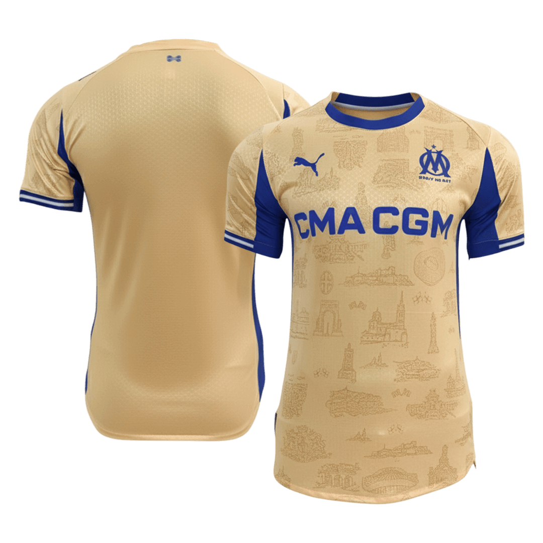 Marseille Fourth Away Soccer Jersey 2025/26 Player Version - Soccerdeal