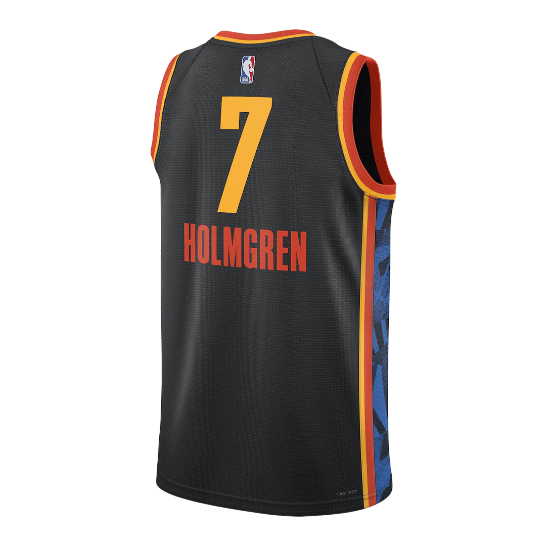 Oklahoma City Thunder Holmgren #7 Swingman NBA Jersey - City Edition - Soccerdeal
