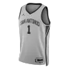 San Antonio Spurs Wembanyama #1 Swingman NBA Jersey - Statement Edition - Soccerdeal