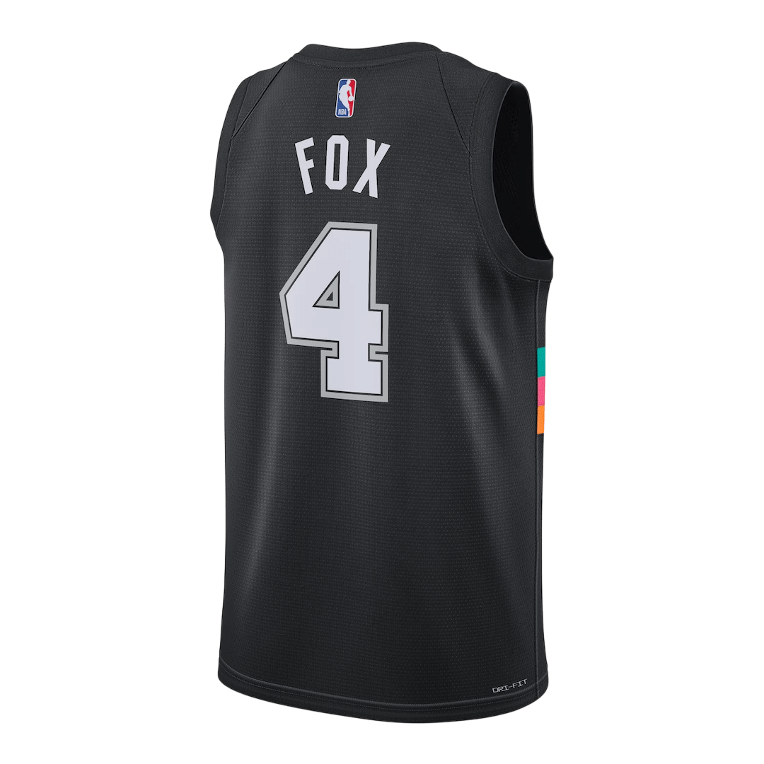 San Antonio Spurs Fox #4 2025/26 Swingman NBA Jersey - City Edition - Soccerdeal