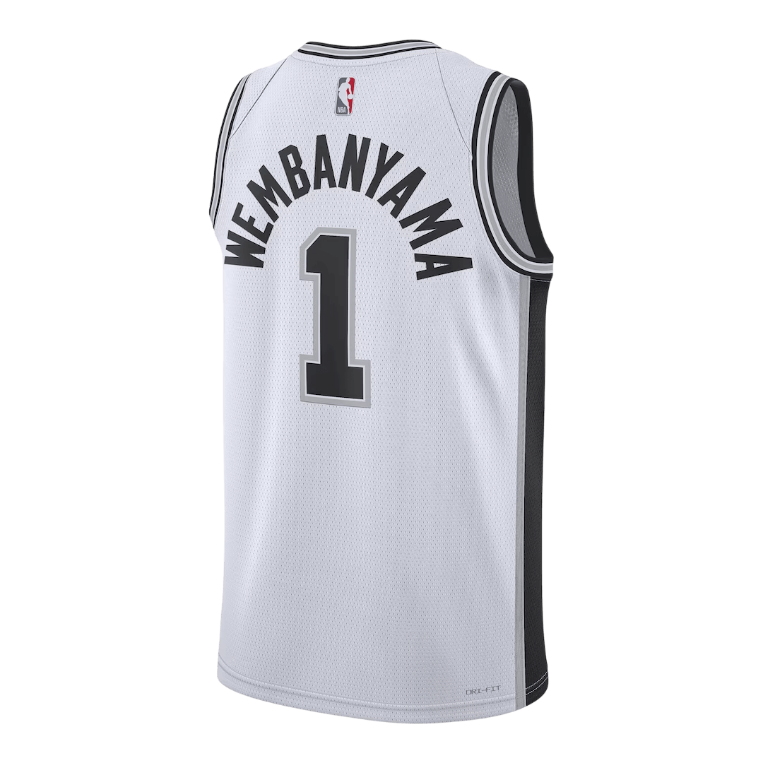 San Antonio Spurs Wembanyama #1 Swingman NBA Jersey - Association Edition - Soccerdeal