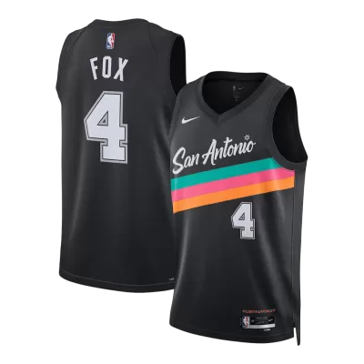 San Antonio Spurs Fox #4 2025/26 Swingman NBA Jersey - City Edition - Soccerdeal
