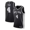 San Antonio Spurs Fox #4 Swingman NBA Jersey - Icon Edition - Soccerdeal