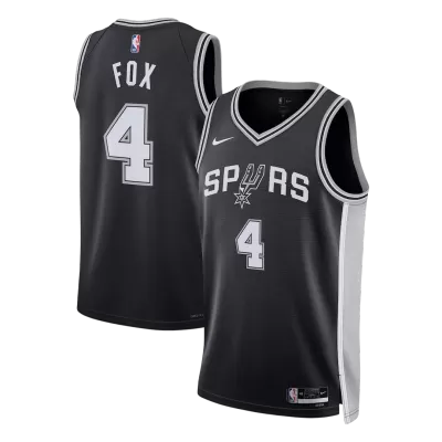 San Antonio Spurs Fox #4 Swingman NBA Jersey - Icon Edition - Soccerdeal