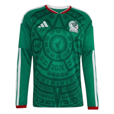 Mexico Home Long Sleeve Soccer Jersey 2026 - Soccerdeal