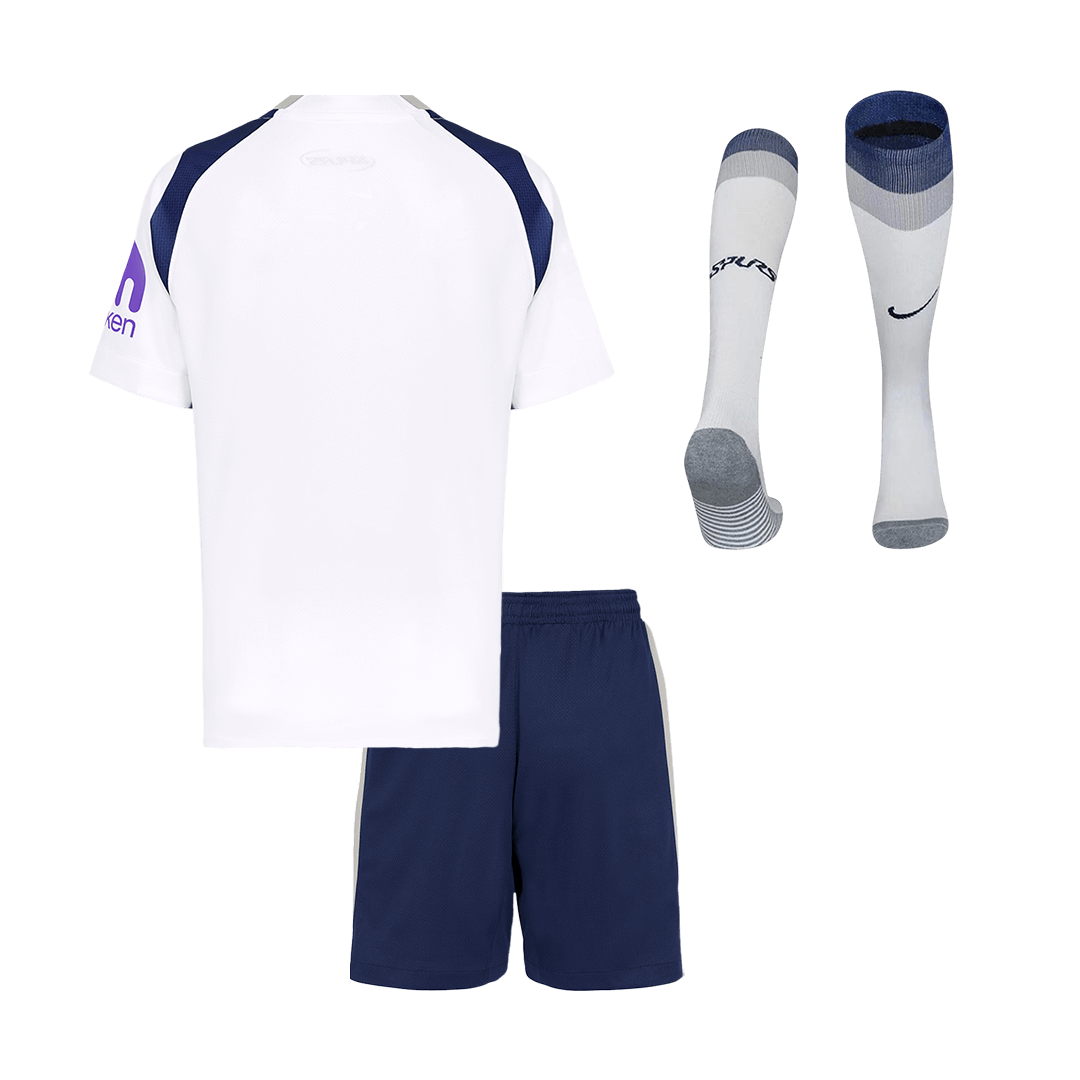 Kid's Tottenham Hotspur Home Soccer Jersey Kit(Jersey+Shorts+Socks) 2025/26 - Soccerdeal