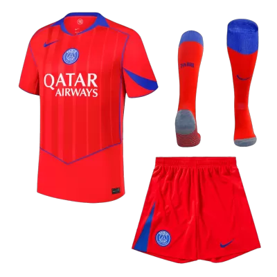 PSG Third Away Soccer Jersey Kit(Jersey+Shorts+Socks) 2025/26 - Soccerdeal