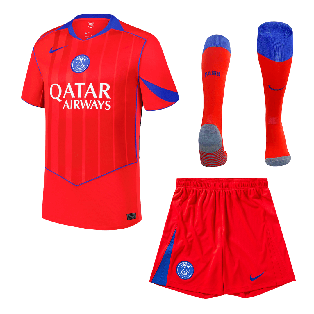 PSG Third Away Soccer Jersey Kit(Jersey+Shorts+Socks) 2025/26 - Soccerdeal