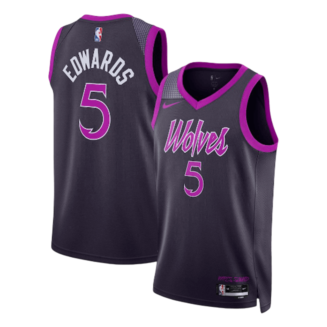 Minnesota Timberwolves EDWAROS #5 2026 Swingman NBA Jersey - City Edition - Soccerdeal