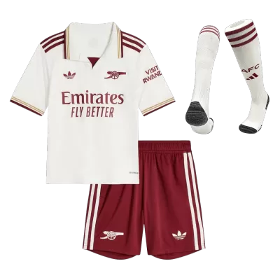 Kid's Arsenal Third Away Soccer Jersey Kit(Jersey+Shorts+Socks) 2025/26 - Soccerdeal