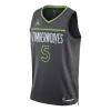 Minnesota Timberwolves EDWAROS #5 2026 Swingman NBA Jersey - Statement Edition - Soccerdeal