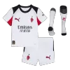 Kid's AC Milan Away Soccer Jersey Kit(Jersey+Shorts+Socks) 2025/26 - Soccerdeal