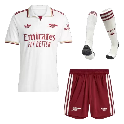 Arsenal Third Away Soccer Jersey Kit(Jersey+Shorts+Socks) 2025/26 - Soccerdeal