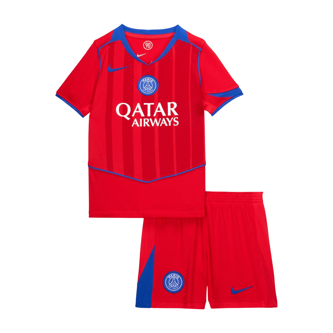 Kid's PSG Third Away Soccer Jersey Kit(Jersey+Shorts) 2025/26 - Soccerdeal