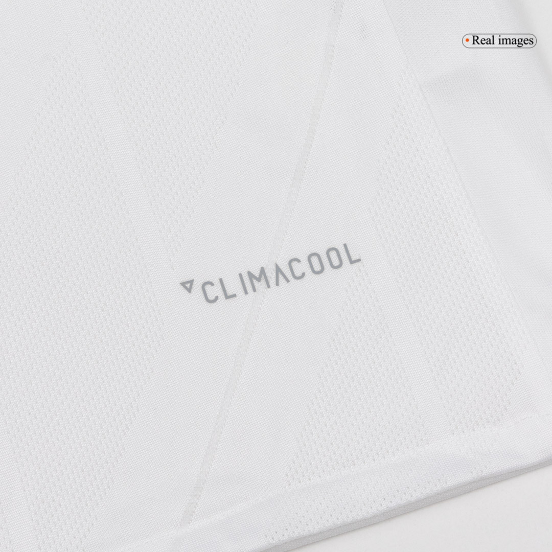 Retro 2017/18 Real Madrid Home Long Sleeve Soccer Jersey - Soccerdeal