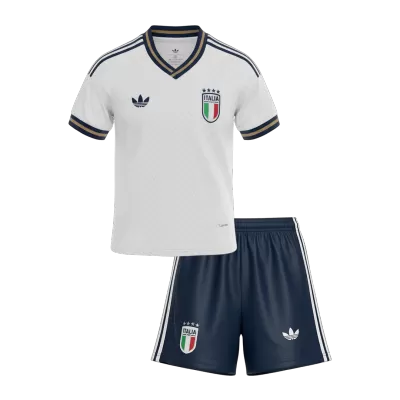 Kid's Italy Away Soccer Jersey Kit(Jersey+Shorts) 2026 - Soccerdeal