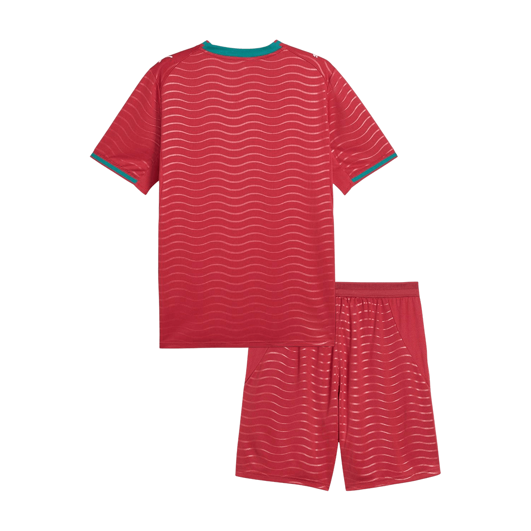 Kid's Portugal Home Soccer Jersey Kit(Jersey+Shorts) 2026 - Soccerdeal