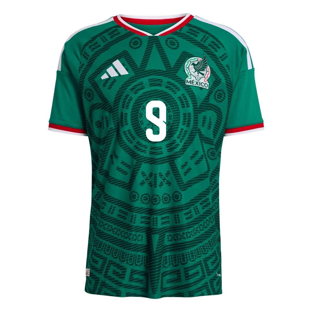 Raúl #9 Mexico Home Soccer Jersey 2026 Player Version - Soccerdeal
