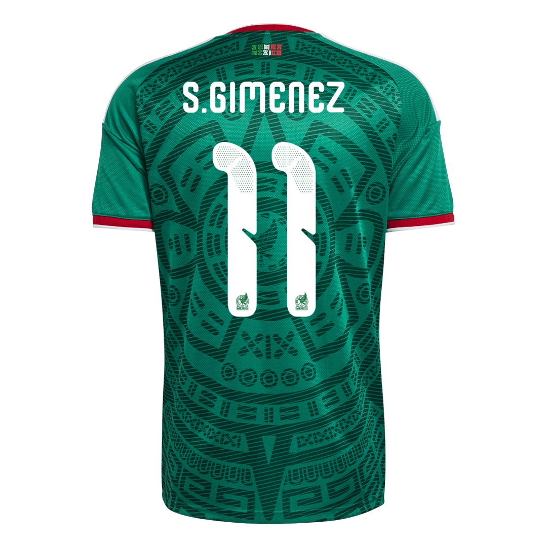 S.GIMENEZ #11 Mexico Home Soccer Jersey 2026 - Soccerdeal