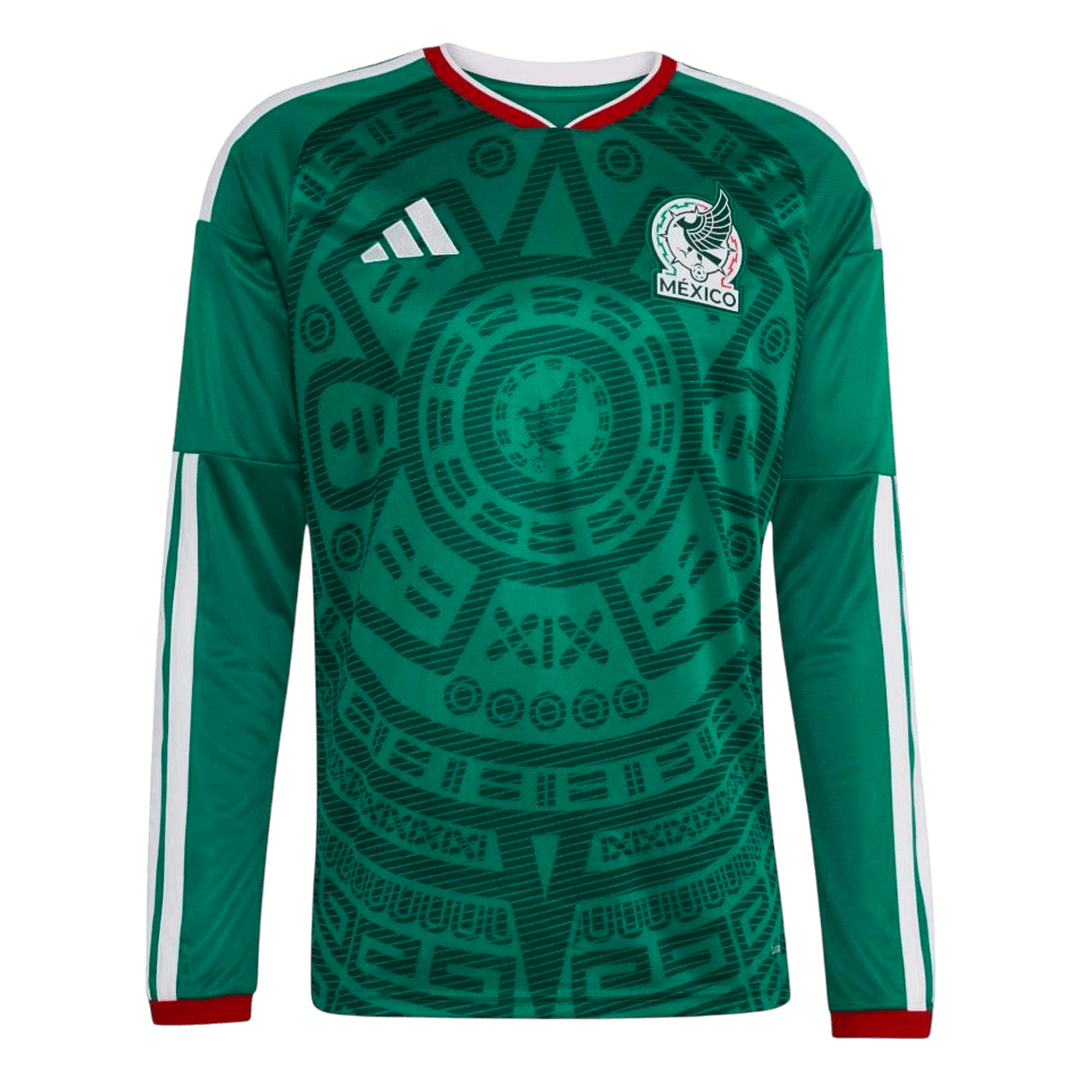 Mexico Home Long Sleeve Soccer Jersey 2026 - Soccerdeal