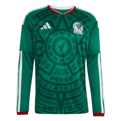 Mexico Home Long Sleeve Soccer Jersey 2026 - Soccerdeal
