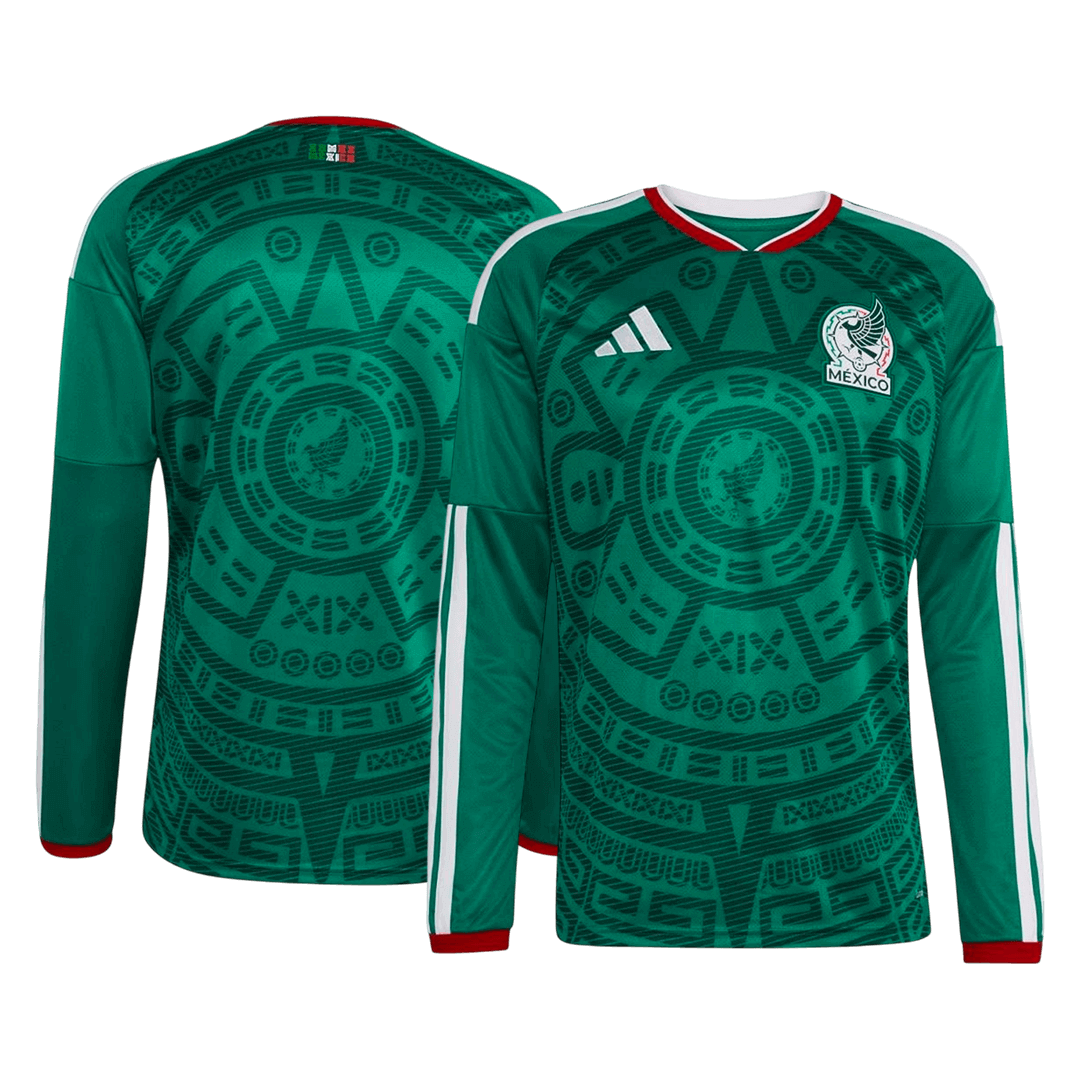 Mexico Home Long Sleeve Soccer Jersey 2026 - Soccerdeal