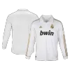 Retro 2011/12 Real Madrid Home Long Sleeve Soccer Jersey - Soccerdeal