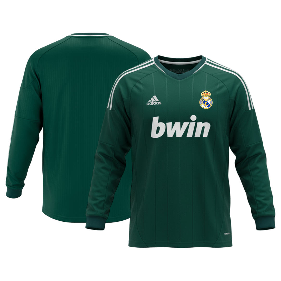 Retro 2012/13 Real Madrid Third Away Long Sleeve Soccer Jersey - Soccerdeal