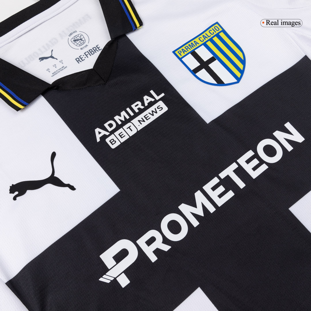 Parma Calcio 1913 Home Soccer Jersey 2025/26 - Soccerdeal