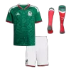 Kid's Mexico Home Soccer Jersey Kit(Jersey+Shorts+Socks) 2025/26 - Soccerdeal