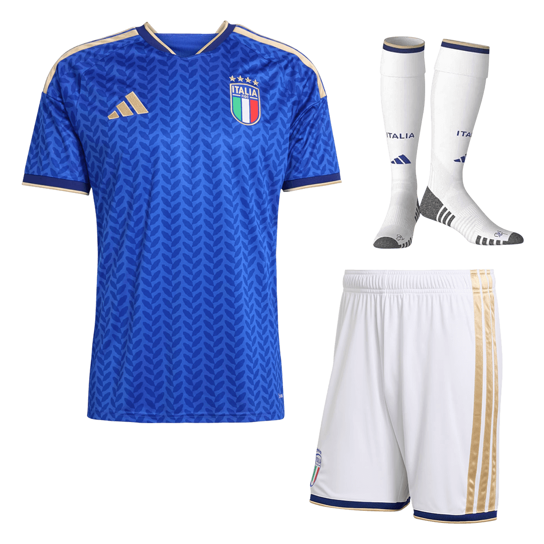 Italy Home Soccer Jersey Kit(Jersey+Shorts+Socks) 2026 - Soccerdeal