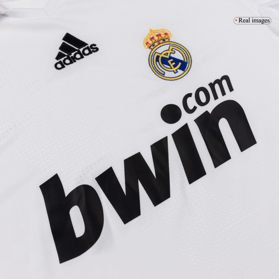 Retro 2008/09 Real Madrid Home Soccer Jersey - Soccerdeal