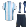 Argentina Home Soccer Jersey Kit(Jersey+Shorts+Socks) 2026 - Soccerdeal