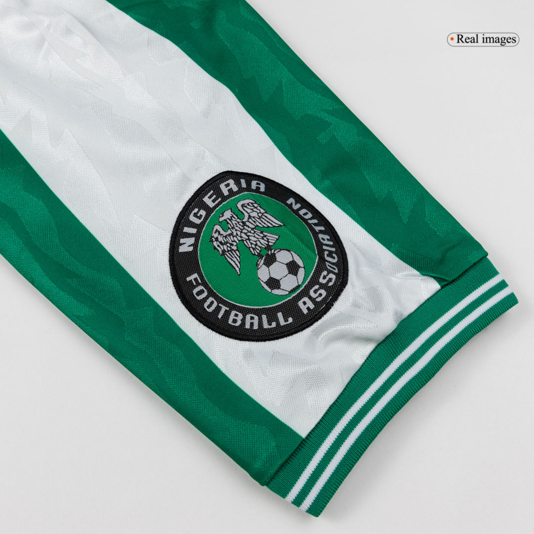 Retro 1996 Nigeria Home Soccer Jersey - Soccerdeal