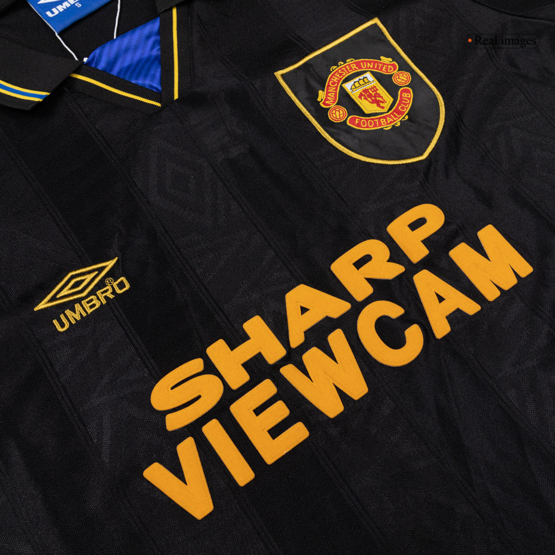 Retro 1993/94 Manchester United Away Soccer Jersey - Soccerdeal