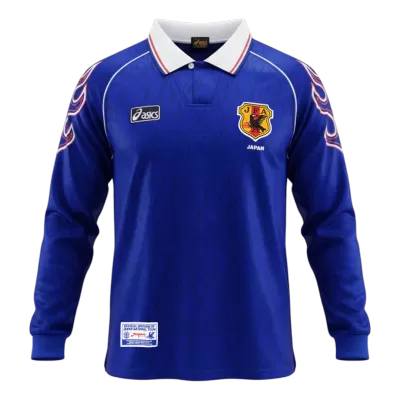 Retro 1998 Japan Home Long Sleeve Soccer Jersey - Soccerdeal