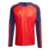 Spain Home Long Sleeve Soccer Jersey 2026 - Soccerdeal