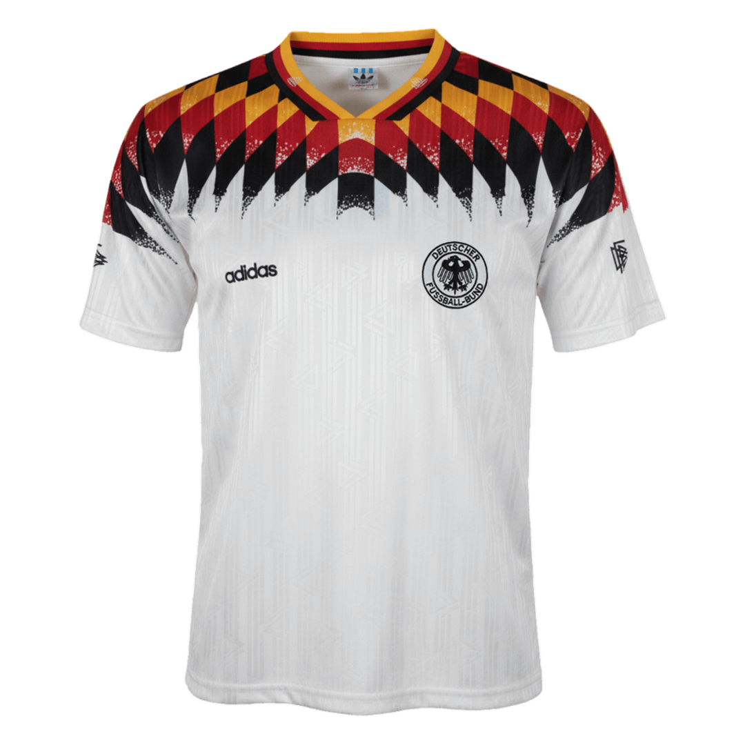 Retro 1994 Germany Home Soccer Jersey - Soccerdeal