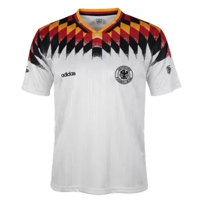 Retro 1994 Germany Home Soccer Jersey - Soccerdeal