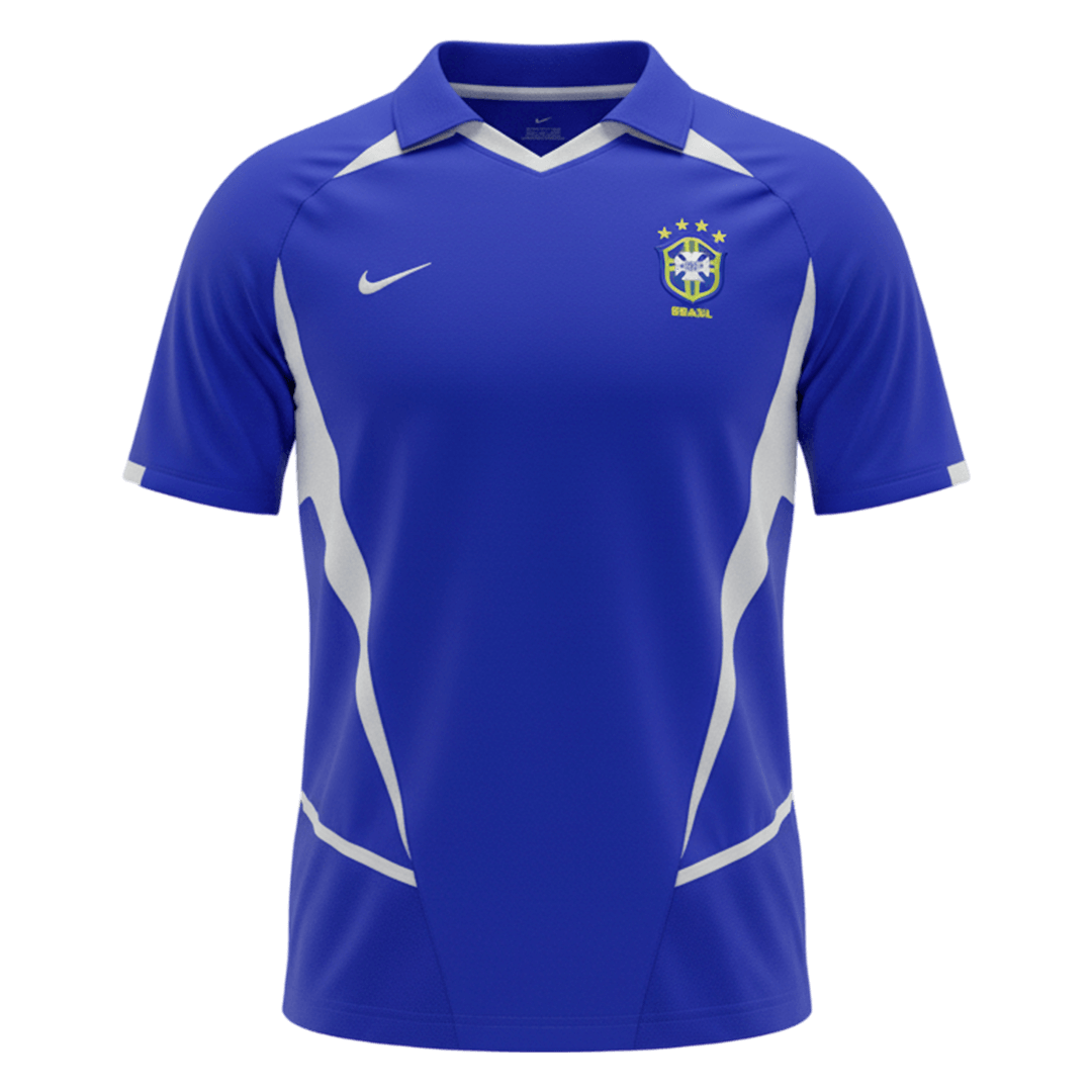 Retro 2002 Brazil Away Soccer Jersey - Soccerdeal