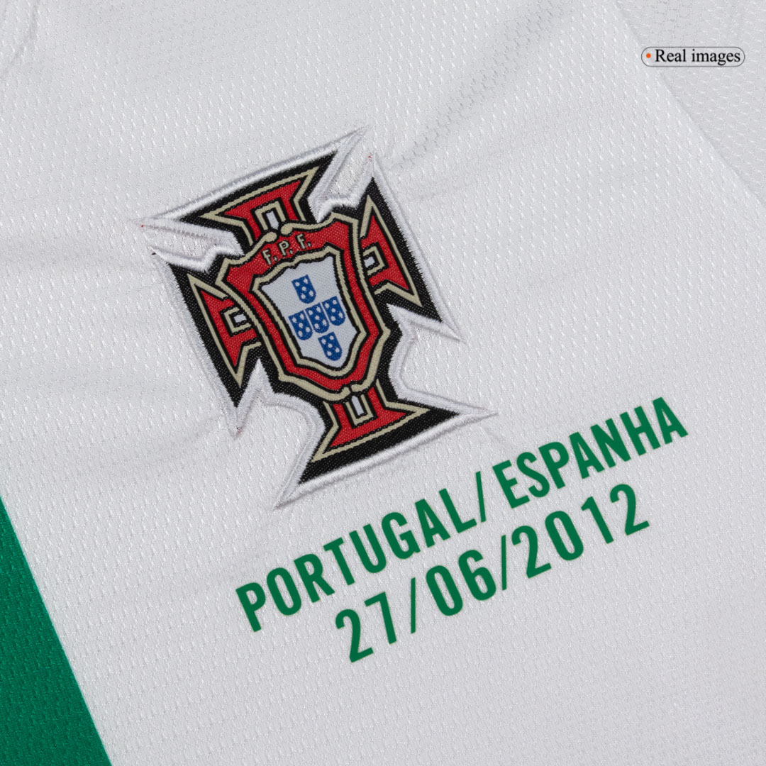 Retro 2012 Portugal Away Long Sleeve Soccer Jersey - Soccerdeal