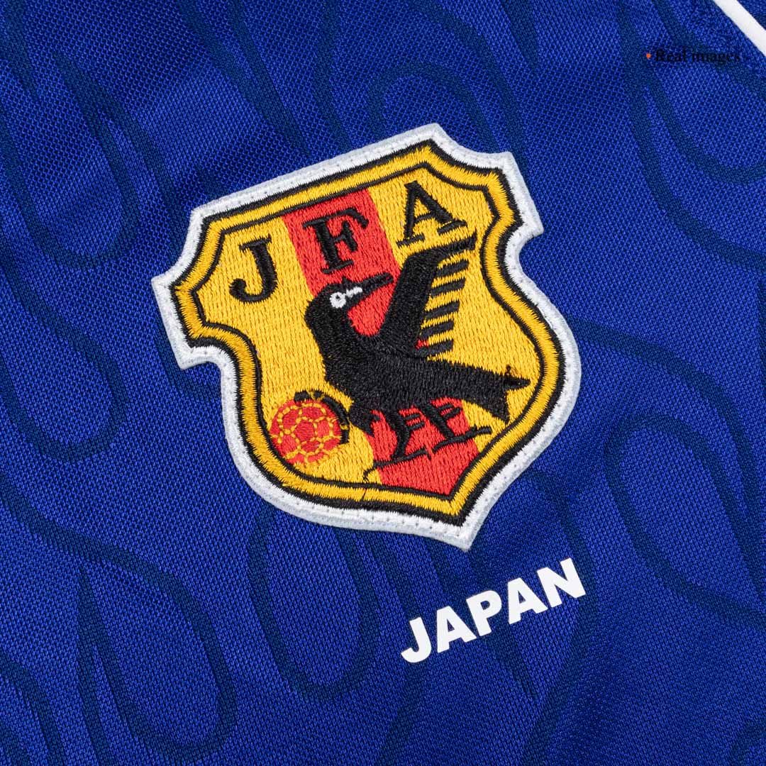 Retro 1998 Japan Home Long Sleeve Soccer Jersey - Soccerdeal