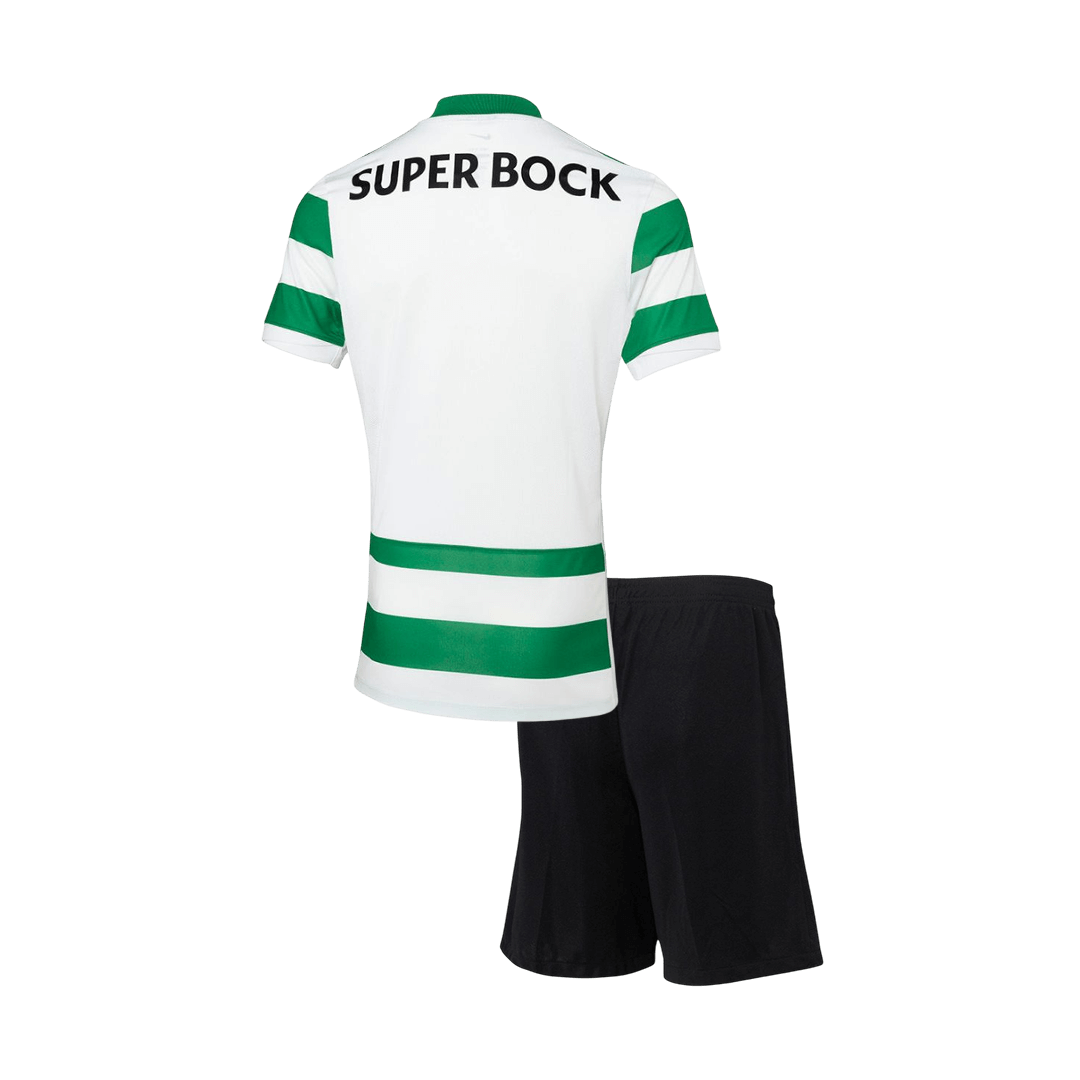 Kid's Sporting CP Home Soccer Jersey Kit(Jersey+Shorts) 2025/26 - Soccerdeal