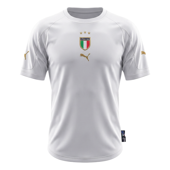 Retro 2004 Italy Away Soccer Jersey - Soccerdeal