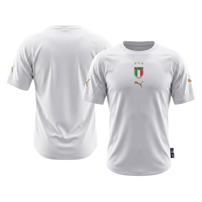 Retro 2004 Italy Away Soccer Jersey - Soccerdeal